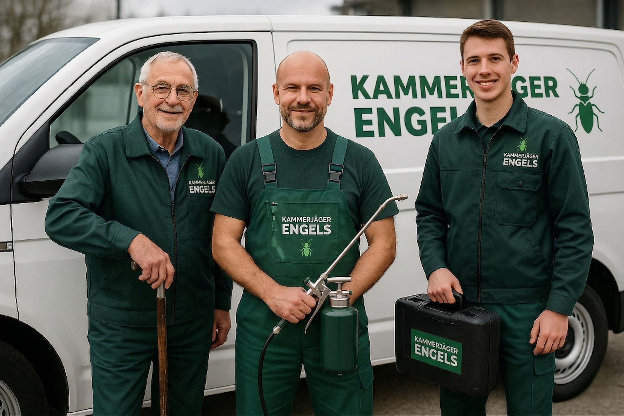 Das Team von Kammerjäger Engels